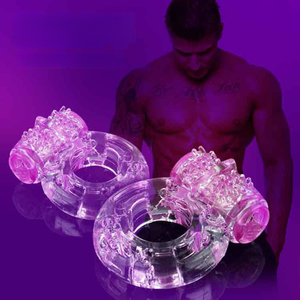 Anillos Testiculares para Hombres, Juguetes Sexuales para Parejas, <span class=keywords><strong>Anillo</strong></span> de Silicona para Bloqueo Masculino, <span class=keywords><strong>Anillo</strong></span> Vibrador para Pene - Product Image 4