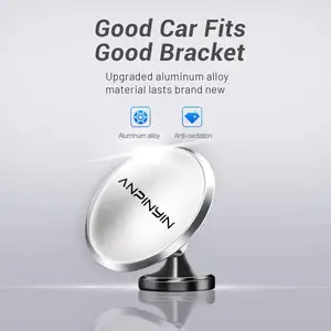 Smartphone Holder 360 Rotation Magnetic Phone Mount For Car Fit For IPhone 15 14 13 12 Pro Max Plus Mini MagSafe