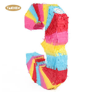 YACHEN – jouets <span class=keywords><strong>de</strong></span> <span class=keywords><strong>Pinata</strong></span> arc-en-ciel colorés pour enfants, vente en gros, décorations <span class=keywords><strong>de</strong></span> fête d'anniversaire, petits Pinatas - Product Image 2