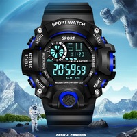 Reloj Digital de Plástico de Lujo Unisex 2025, Reloj Deportivo para Mujeres, Hombres, Niños, con Pantalla LED para Exteriores