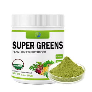 Ausreson OEM Nourriture Supergreens Nutrition Poudre Boisson Vitamine Organique Marque Privée Poudre de Superaliments Poudre de Super Verts - Product Image 2