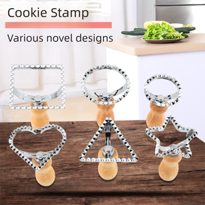 Rouleau à pâtisserie et <span class=keywords><strong>emporte</strong></span>-pièce en bois gaufré <span class=keywords><strong>pour</strong></span> la décoration de biscuits et la pâtisserie - Product Image 5