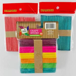 Bâtonnets en bois pour cake pops, style <span class=keywords><strong>simple</strong></span> <span class=keywords><strong>et</strong></span> naturel, couleur miroir, moule à glace DIY, bâtonnets pour sucettes glacées, logo personnalisé - Product Image 2