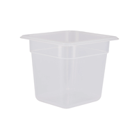 Fournisseur d'usine, bacs Gastronorm en PP transparent, écologiques, 1/6 GN, récipients en plastique pour le stockage des aliments, pour servir les aliments