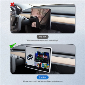 กรอบป้องกันหน้าจอซิลิโคน ใช้ได้กับรุ่น New Highland Model 3/Y/YL จอแสดงผลกลางแบบ 6 ที่นั่ง - Product Image 3