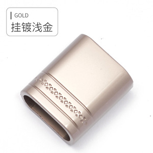 Llavero de coche de aleación de zinc metálica con patrón, hebilla de un solo lazo, chapado en oro, para uso doméstico - Product Image 1