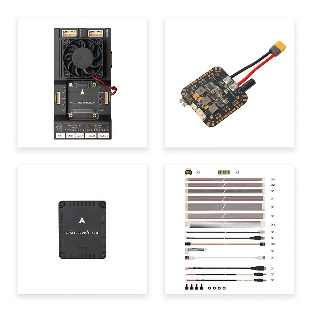 6X FC + Carte mère RPi CM4 + PM03D (Sans XT30 pré-soudé)