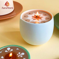 Bougie en cire de gelée parfumée au café, faite à la main, écologique, non toxique, bougie artistique, cadeaux pour femmes, Pâques, Noël, décoration de la maison