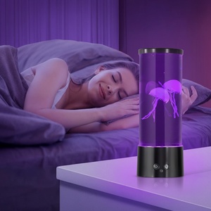 Lámpara LED de Ambiente con Forma de Medusa Arcoíris, Regalo Creativo, Luz Nocturna, Adorno Romántico para Dormitorio - Product Image 2
