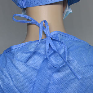 Camice monouso in tessuto non tessuto di isolamento rinforzato camice operatorio chirurgico per uso in chirurgia ospedaliera con polsino a maglia - Product Image 3