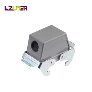 WZUMER Palancas de bloqueo dobles Entrada de cable lateral Capucha de conector resistente - Product Image 1