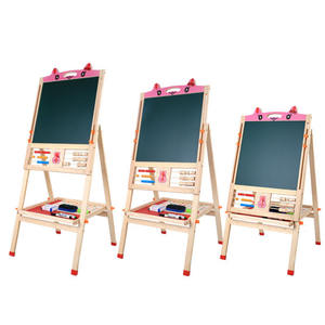 优质家用可调高度木制儿童架绘图板 - Product Image 1