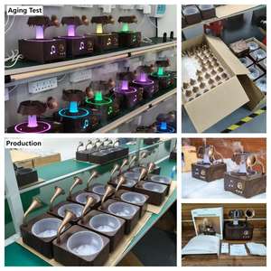 Difusor de Aroma de Lujo para el Hogar, Humidificador de Aire con Control Remoto, Música, Difusor de Aroma, Generador de Niebla Fría para Habitaciones, Difusor Aromático de Madera - Product Image 6