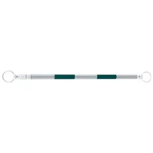 5ft-9ft green and white facility maintenance safety telescoping retractable cone bar for business and industrial temporary safet