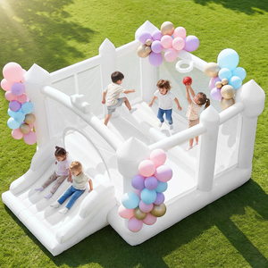 FBSPORT Château gonflable d'extérieur avec petit toboggan, aire <span class=keywords><strong>de</strong></span> jeux intérieure pour enfants avec bac à <span class=keywords><strong>sable</strong></span>, châteaux gonflables commerciaux à vendre - Product Image 1