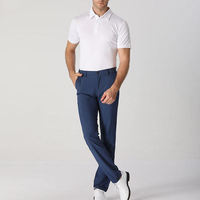 Vente en gros de pantalons Chino pour hommes, pantalons de Golf extensibles de haute qualité pour hommes, séchage rapide, Streetwear empilé
