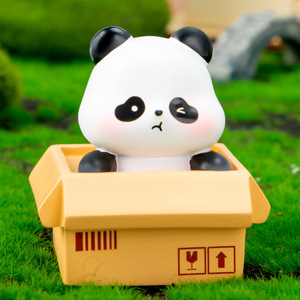 Figuras de Resina Yu Mo Craft Bear Dumplings Happy Daily Life, Mini Muñecas Coleccionables, Decoración de Escritorio, Set de Regalo - Product Image 2