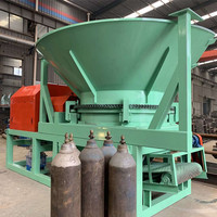 Broyeur de racines d'arbres de type disque industriel, broyeur de palettes en bois, broyeur de souches, roulement à haute efficacité 6-8t/h