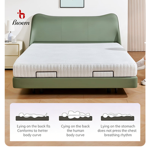 Ensemble de lit intelligent à levage automatique personnalisé avec matelas pour maison moderne et hôpital, mobilier de chambre multifonction sur mesure - Product Image 2