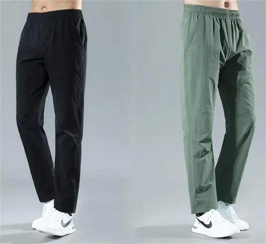 Pantalones de chándal informales finos deportivos básicos para hombre