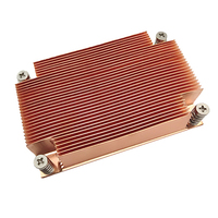 COOLSERVER CS-2011-1U1C-NP Dissipateur thermique pour processeur de serveur LGA2011 1U1C, boîtier d'ordinateur rectangulaire, TDP 115W, base en cuivre