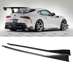 Faldones Laterales Estilo VRS de Fibra de Carbono, Extensión de Alerón para Toyota Supra A90 MK5 2021 en Adelante - Product Image 2