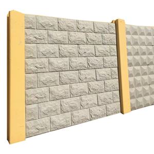 Modèle de clôture de confidentialité de cour le plus vendu moule de mur extérieur en pierre artificielle moules en plastique personnalisés <span class=keywords><strong>pour</strong></span> le <span class=keywords><strong>ciment</strong></span> - Product Image 1