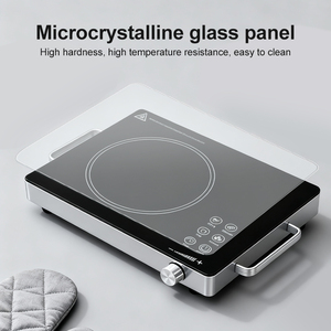Nouvelle cuisinière électrique à <span class=keywords><strong>plaque</strong></span> céramique à induction infrarouge 2025, mise à niveau, 2200W, chauffage rapide, brûleur unique, pour la cuisine familiale - Product Image 5