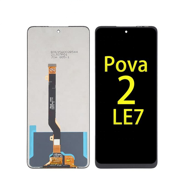 ASSELTE OEM 6.9" LCD Compatible Replacement Screen for Tecno Pova 2 Mobile Phone with 3-Year Warranty and Customized Packaging