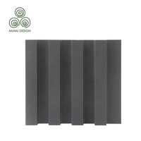 MUMU 4D Design de plafond intérieur 3D panneau de construction en bois de pin PVC panneau mural en bois de pin pour Hall d'hôtel