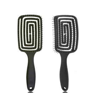 Peine de Masaje Capilar de Nailon Coreano en Oferta, Tipo Espiral, Multifuncional, para Ventilación y Belleza del Cabello - Product Image 6