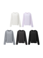 QUICKSHOW T-shirts à manches longues en modal extensible 4 directions, doux, respirants, à séchage rapide, anti-humidité, pour le sport et le quotidien