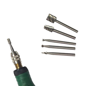 Yunbei Yb 6 Pc <b>Rotary</b> <b>File</b> Set 1/8 In Shank Carbide Tipped For Woodworking Carving Grinding - Product Image 3