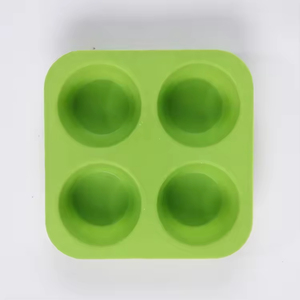 Moule en silicone pour cupcakes au <span class=keywords><strong>chocolat</strong></span> faits maison, écologiques, en gros, 4 trous - Product Image 6