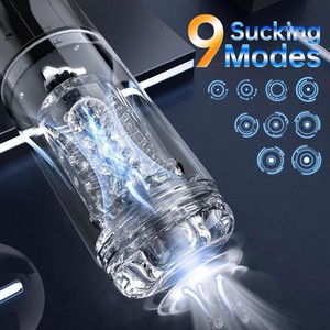Vibromasseurs rotatifs à 9 fréquences pour <span class=keywords><strong>Fleshlight</strong></span>, jouet sexuel pour hommes, masturbateurs automatiques, gobelets sexuels pour hommes - Product Image 3