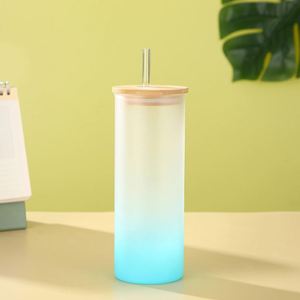 Bouteille en verre mince de 20 oz avec marques de mesure claires pour un suivi précis du régime alimentaire - Product Image 2