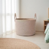 Panier à linge pliable de grande capacité en tissu non tissé, style moderne minimaliste, best-seller