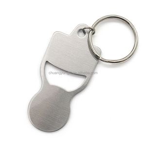 <b>Custom</b> Logo Metal Key Supermarket Shopping Cart Chips Token Keyring Canada UK Germany Trolley Key - Product Image 4
