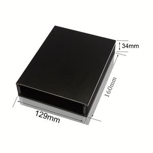 EBM HF-A-222 Customizable Aluminum Alloy Extruded Switch Box <b>Enclosure</b> IP54 Rating Powder Coated Finish for Electronics Housing - Product Image 1