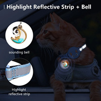Collier de voyage pour animaux de compagnie avec protection pour Apple AirTag, plusieurs couleurs, longueur réglable, pour chat et chien - Vente flash