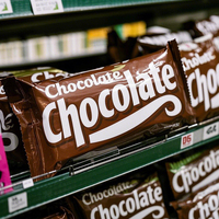 Envoltura de barra energética de bocadillo de chocolate con sello curativo impreso personalizado, rollo de película de embalaje, papel de aluminio, almohada sellada en la parte posterior, bolsa de mylar
