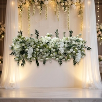 Pabrik Buket Pengantin SPR Langsung dari Pabrik, Latar Belakang Dinding Bunga Buatan Gulung dari Kain Plastik untuk Hari Ibu, Acara Kembali ke Sekolah