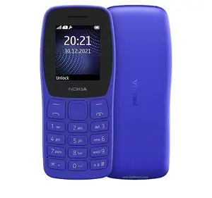 Fabrika fiyat cep telefonu 105 tek veya çift Sim İngilizce klavye orijinal Unlocked telefon Nokia cep telefonları Nokia 105 için