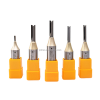 Fresa CNC de Carburo Recubierta de AlTiN Arden A0107 1/2*4mm*24mm de 2 Filos, Recta, para Trabajos en Madera, OEM, 3 Años de Garantía