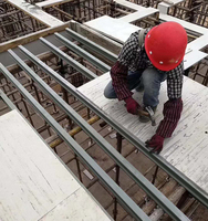 Viga de Plástico PVC Económica, Tipo Madera, Perforable y Clavable, para Sistemas de Soporte de Encofrado de Hormigón