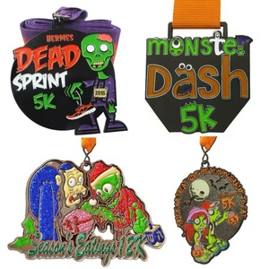 Medallas Personalizadas al por Mayor de Fábrica, Medallas Deportivas de Metal para Maratón, Medallas Personalizadas para Caminatas, Medalla de Halloween - Product Image 6