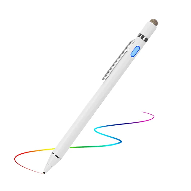 Sostar Hot Sale Stylus Touch Pen 2 in 1 Rubber Tip Tablet Pencil for Touch Screen iOS Android