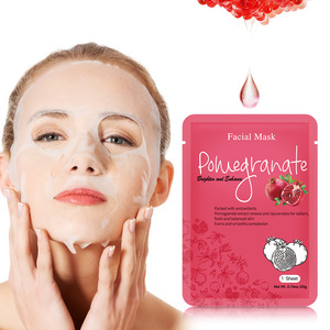 Mascarilla Facial de belleza coreana, máscara Facial personalizada de marca privada, hoja humectante blanqueadora, extracto de fruta - Product Image 3