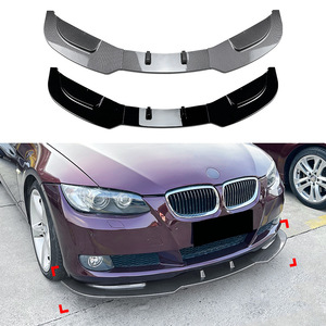 Amp-Z Front Bumper <b>Lip</b> <b>Splitter</b> Carbon Fiber Texture Matte Finish For BMW 3 Series E92 E93 2005-2012 - Product Image 1