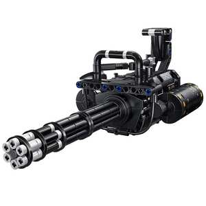 88062 Gatling 486 Uds modelo de pistola de bloques de construcción serie <span class=keywords><strong>Mauser</strong></span> rifle de asalto metralleta bloques de construcción ladrillos juguetes regalo - Product Image 1